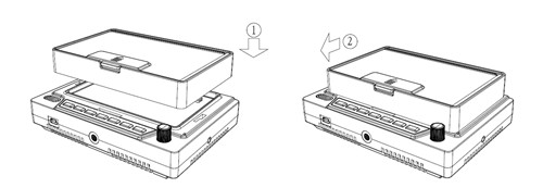 Install Sun-Hood Cover to the Monitor-MustHD Field Monitor M501