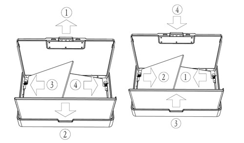 Open/close the Sun-Hood M501 MustHD Field Monitor