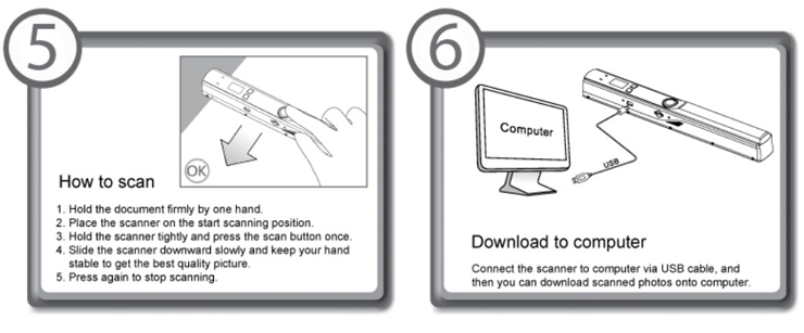 Portable Handheld Document Scanner - quick start guide 03