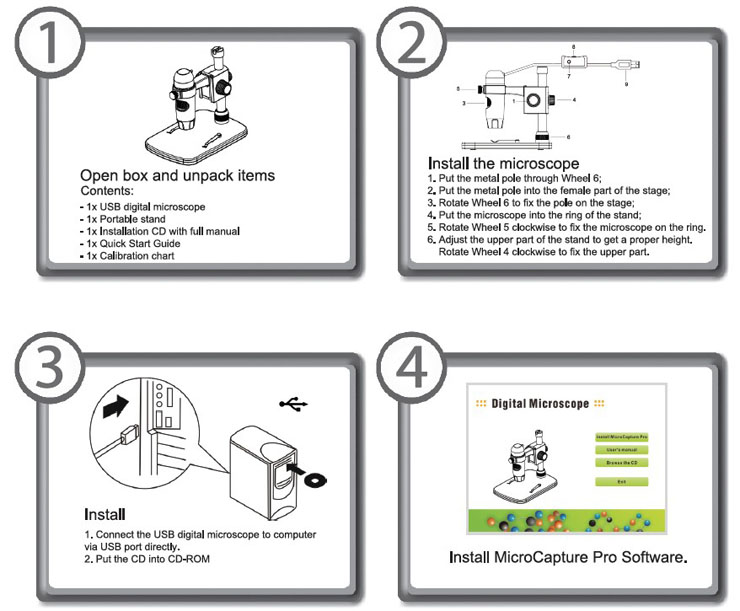 USB Digital Microscope-Quick start guide 01