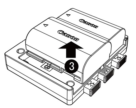 Uninstall Battery from the Battery Plate-MustHD M601 On-camera monitor