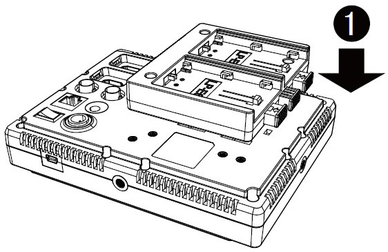 Install Battery Plate on to the Monitor-MustHD M601 Field Monitor