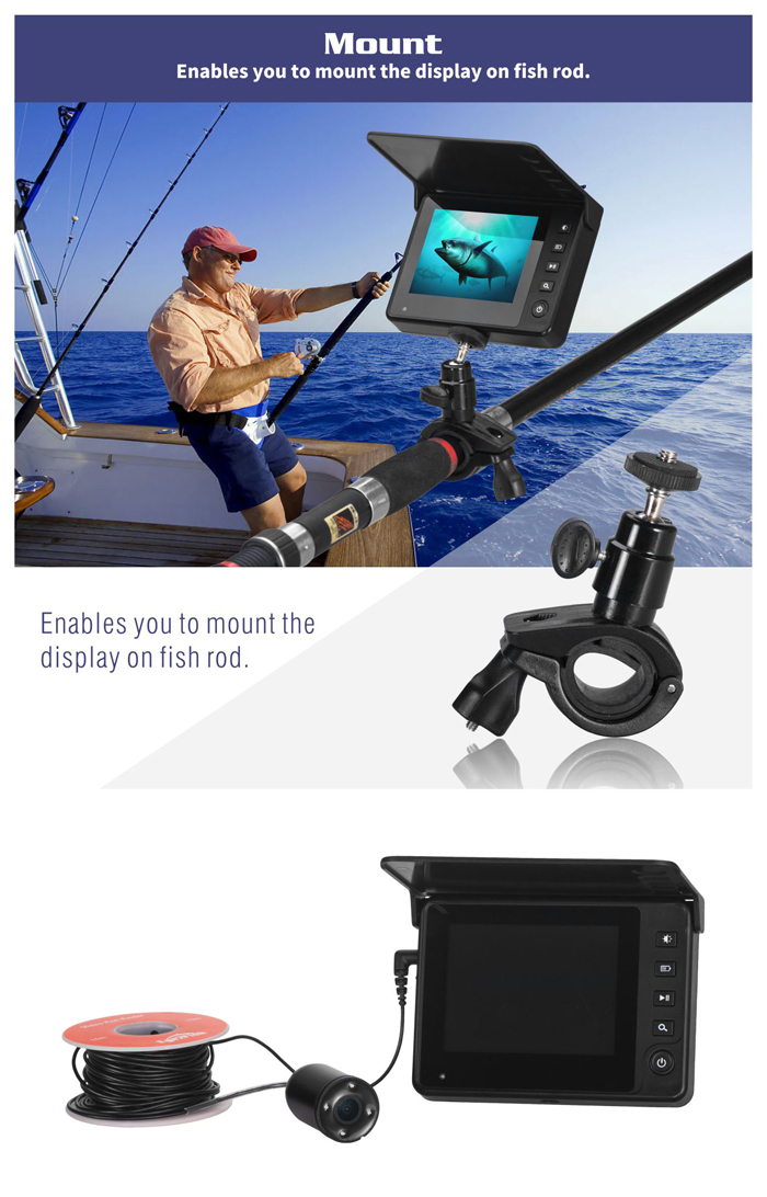 3.5-inch Video Fish Finder, Fishing Camera